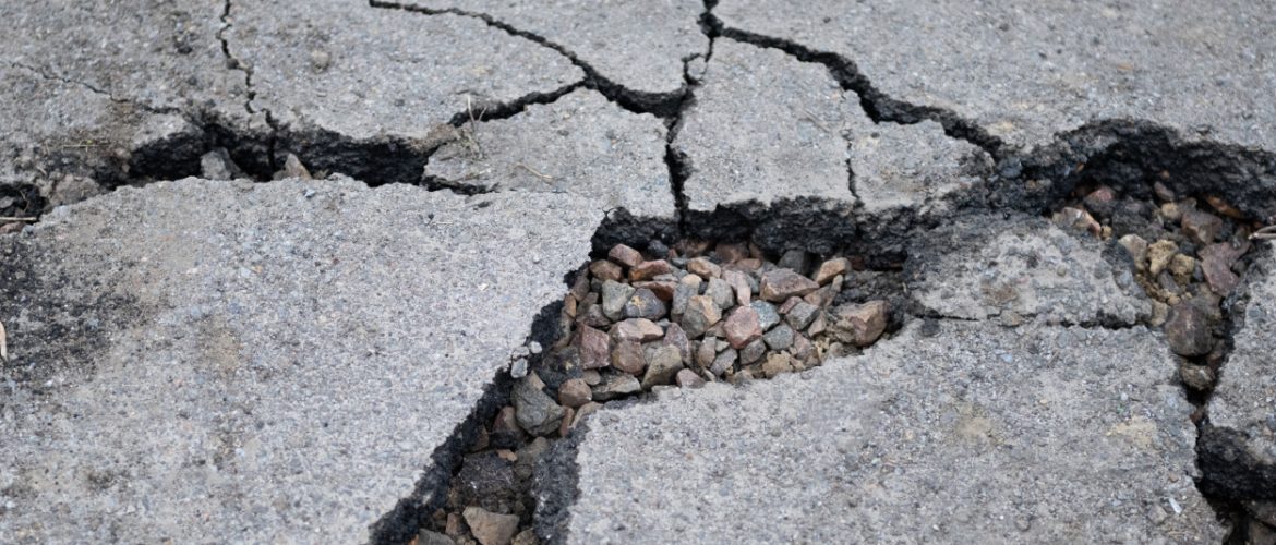 asphalt crack